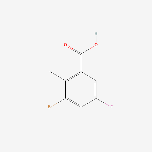 3-Bromo-5-fluoro-2-methylbenzoic acid