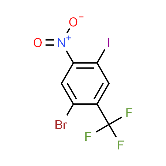1-Bromo-4-iodo-5-nitro-2-(trifluoromethyl)benzene