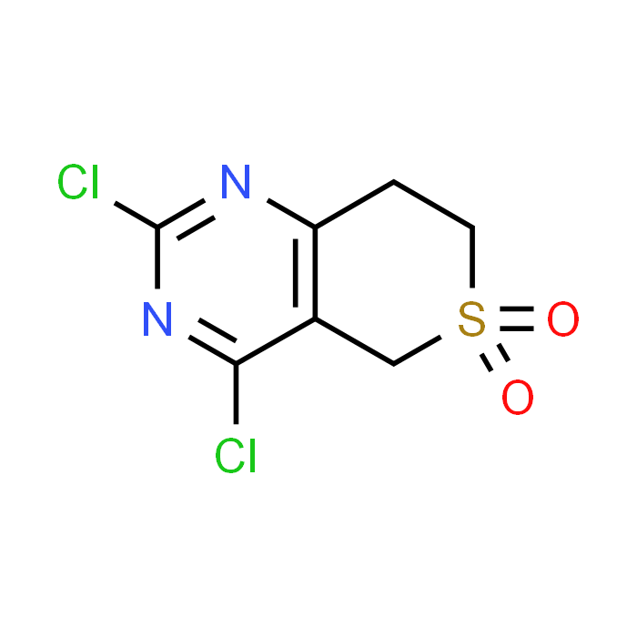 2,4-Dichloro-7,8-dihydro-5H-thiopyrano[4,3-d]pyrimidine 6,6-dioxide