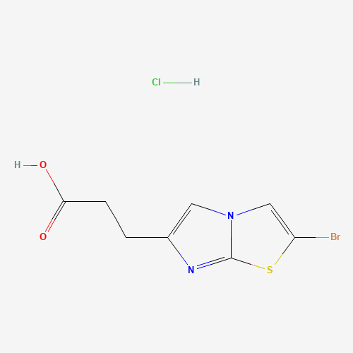 3-(2-Bromoimidazo[2,1-b]thiazol-6-yl)propanoic acid hydrochloride