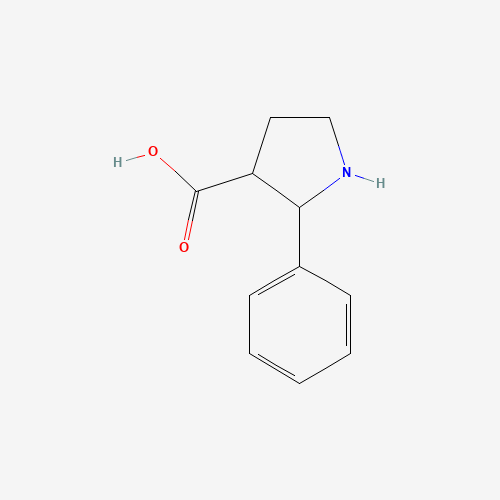 rel-(2R,3R)-2-Phenylpyrrolidine-3-carboxylic acid