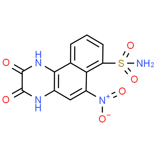 6-Nitro-2,3-dioxo-1,2,3,4-tetrahydrobenzo[f]quinoxaline-7-sulfonamide