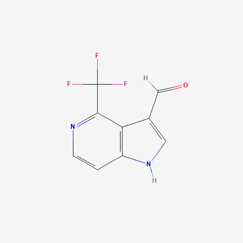4-(Trifluoromethyl)-5-azaindole-3-carboxaldehyde