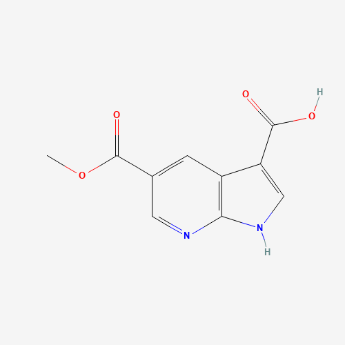 5-(Methoxycarbonyl)-1H-pyrrolo[2,3-b]pyridine-3-carboxylic acid