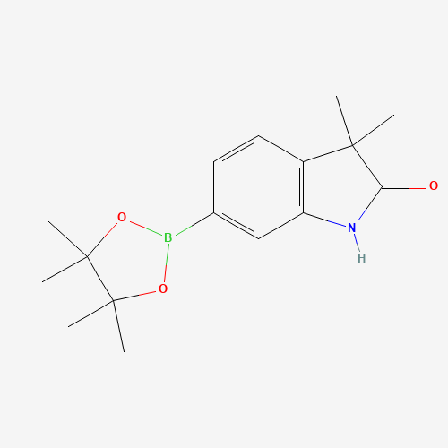 3,3-Dimethyl-6-(4,4,5,5-tetramethyl-1,3,2-dioxaborolan-2-yl)indolin-2-one
