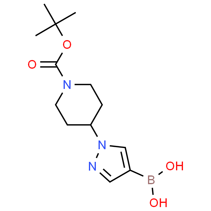 (1-(1-(tert-Butoxycarbonyl)piperidin-4-yl)-1H-pyrazol-4-yl)boronic acid