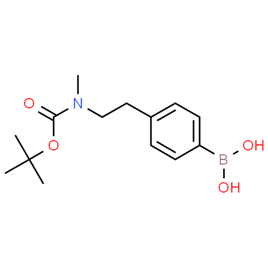 4-[2-(N-Boc-N-Methyl)aminoethyl]phenylboronic acid