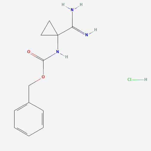 Benzyl (1-carbamimidoylcyclopropyl)carbamate hydrochloride