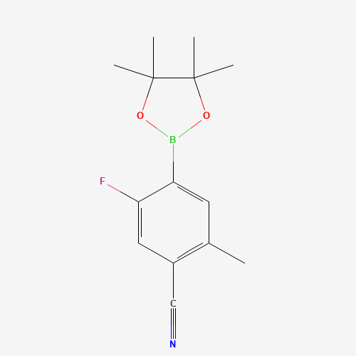 5-Fluoro-2-methyl-4-(4,4,5,5-tetramethyl-1,3,2-dioxaborolan-2-yl)benzonitrile