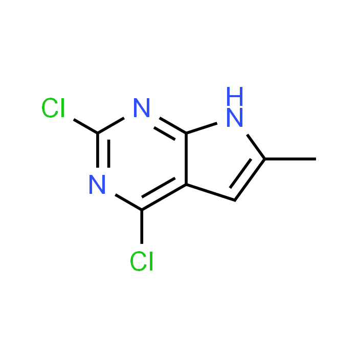 2,4-Dichloro-6-methyl-7H-pyrrolo[2,3-d]pyrimidine