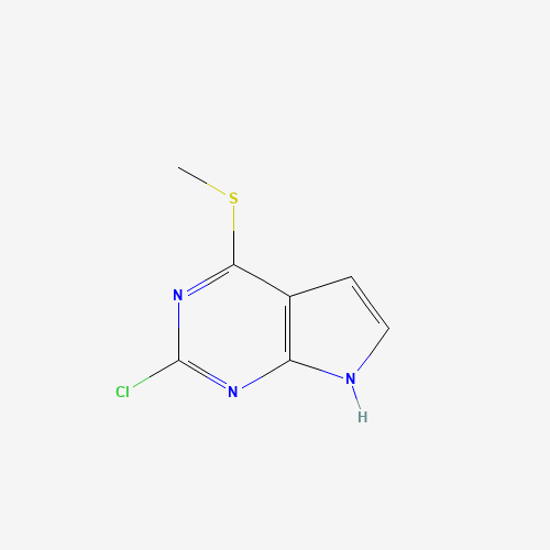 2-Chloro-4-(methylthio)-7H-pyrrolo[2,3-d]pyrimidine