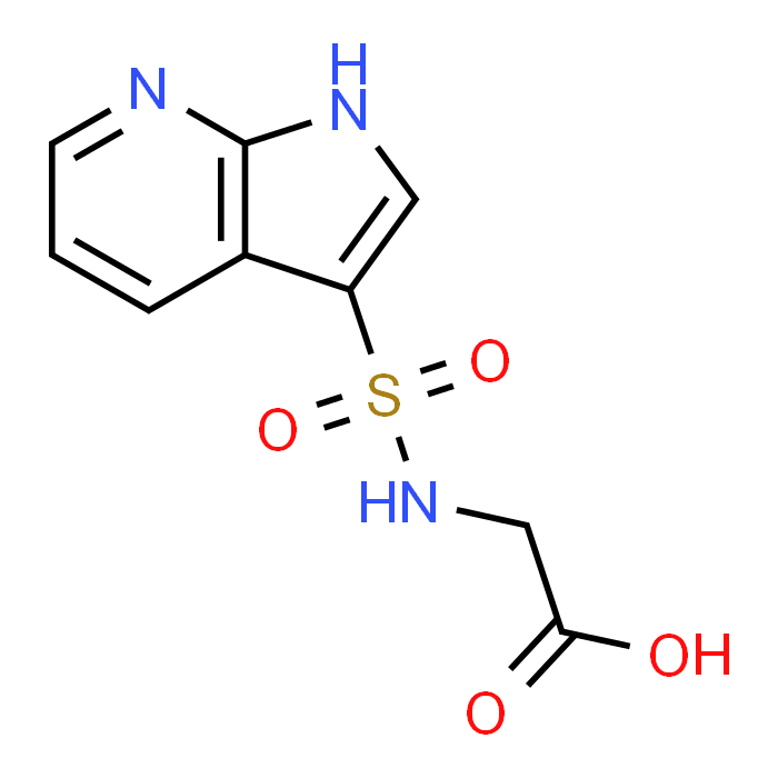 2-(1H-Pyrrolo[2,3-b]pyridine-3-sulfonamido)acetic acid
