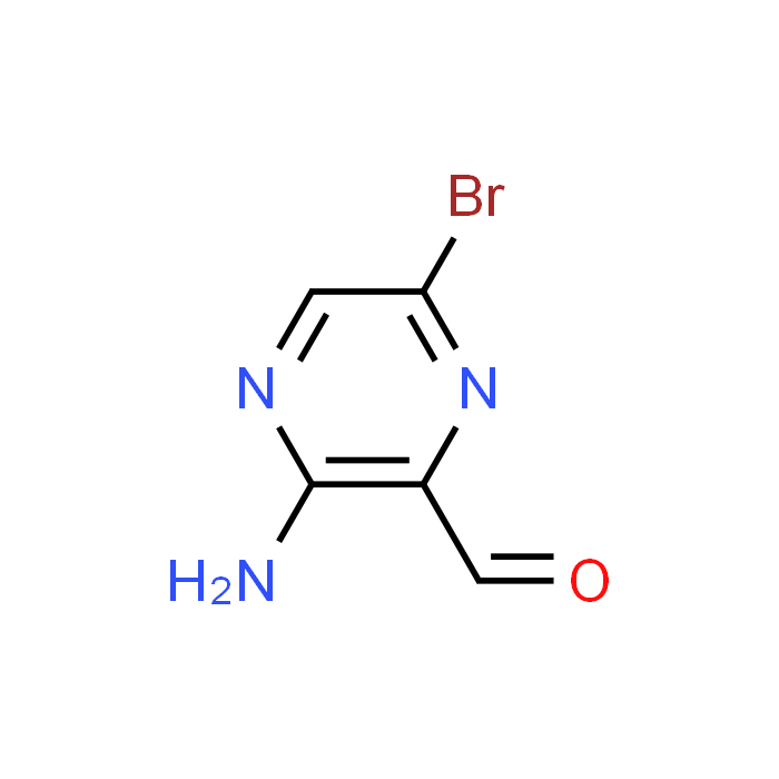 3-Amino-6-bromopyrazine-2-carbaldehyde