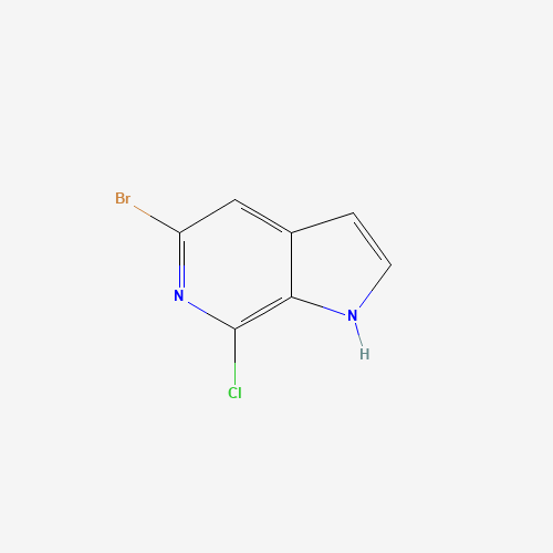 5-Bromo-7-chloro-1H-pyrrolo[2,3-c]pyridine