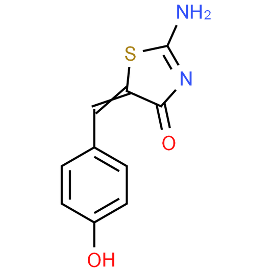 (Z)-2-Amino-5-(4-hydroxybenzylidene)thiazol-4(5H)-one