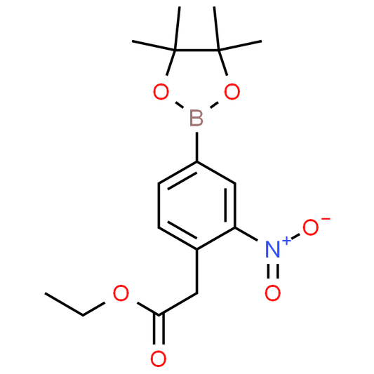 Ethyl 2-(2-nitro-4-(4,4,5,5-tetramethyl-1,3,2-dioxaborolan-2-yl)phenyl)acetate
