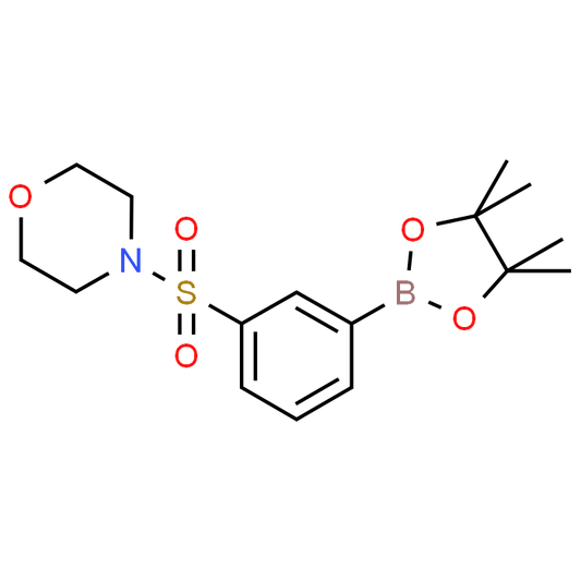 4-((3-(4,4,5,5-Tetramethyl-1,3,2-dioxaborolan-2-yl)phenyl)sulfonyl)morpholine