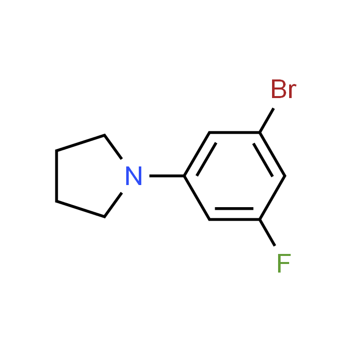 1-(3-Bromo-5-fluorophenyl)pyrrolidine