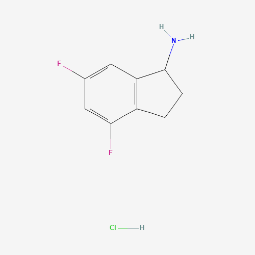 4,6-Difluoro-2,3-dihydro-1H-inden-1-amine hydrochloride