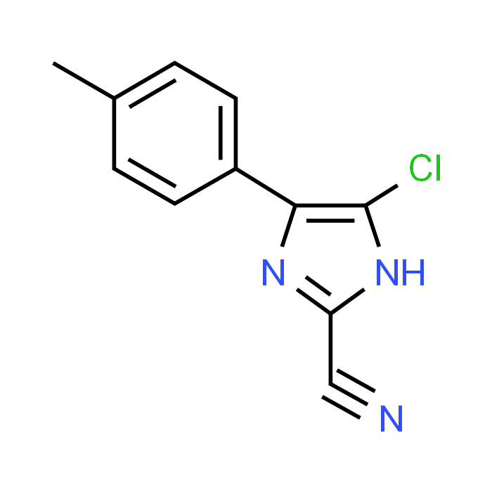 4-Chloro-5-(p-tolyl)-1H-imidazole-2-carbonitrile