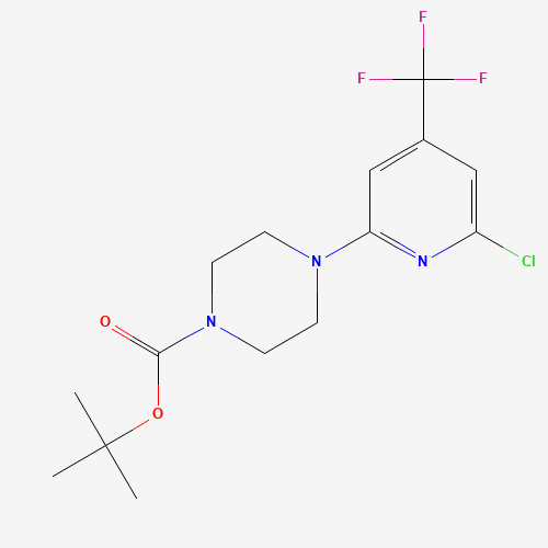 tert-Butyl 4-(6-chloro-4-(trifluoromethyl)pyridin-2-yl)piperazine-1-carboxylate