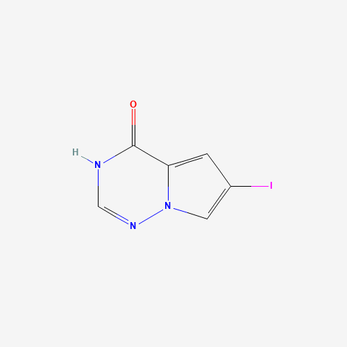 6-Iodopyrrolo[2,1-f][1,2,4]triazin-4-ol