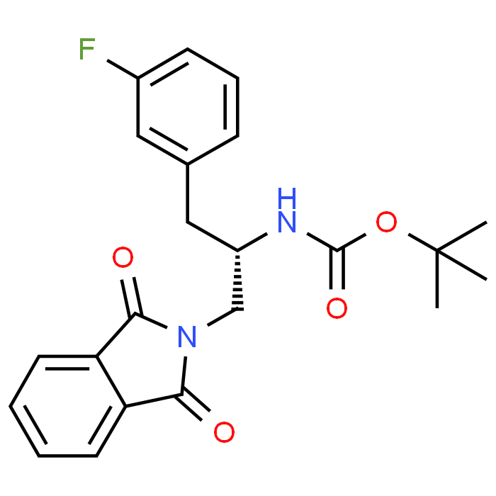 (S)-tert-Butyl (1-(1,3-dioxoisoindolin-2-yl)-3-(3-fluorophenyl)propan-2-yl)carbamate