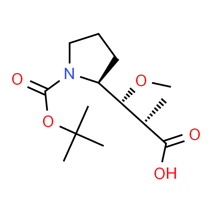 (2R,3R)-3-((S)-1-(tert-Butoxycarbonyl)pyrrolidin-2-yl)-3-methoxy-2-methylpropanoic acid