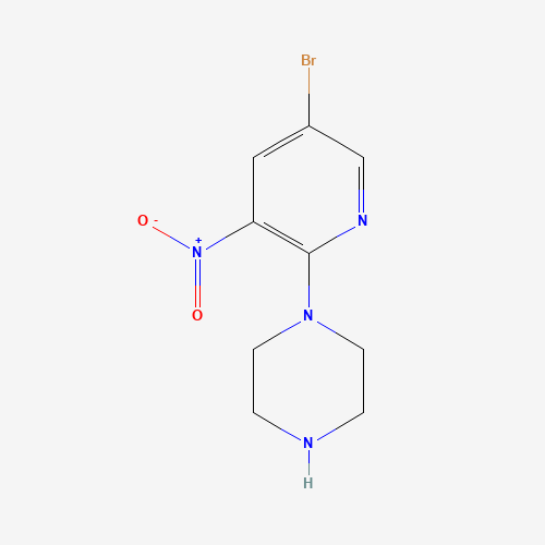 1-(5-Bromo-3-nitropyridin-2-yl)piperazine