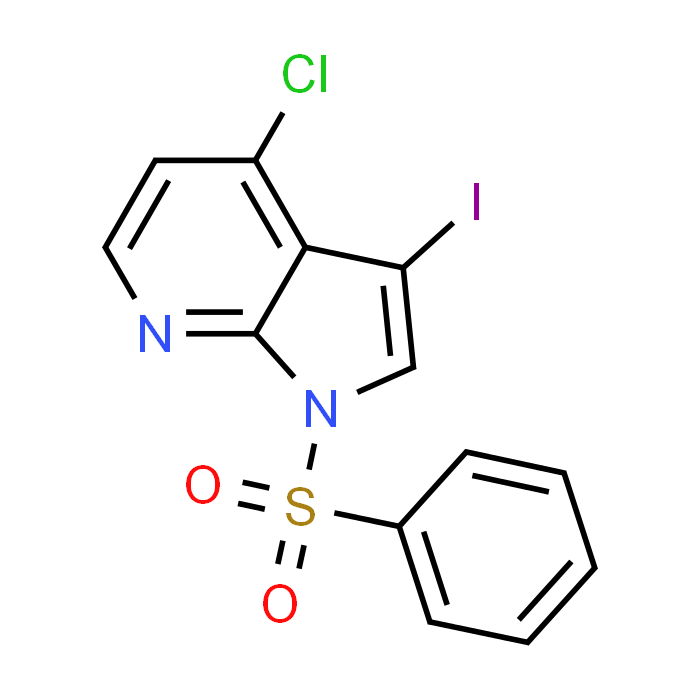 4-Chloro-3-iodo-1-(phenylsulfonyl)-1H-pyrrolo[2,3-b]pyridine