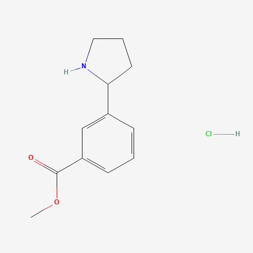 Methyl 3-(pyrrolidin-2-yl)benzoate hydrochloride
