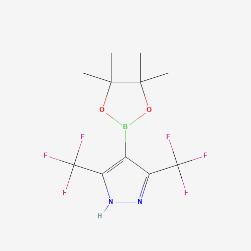 3,5-Bis(trifluoromethyl)-1H-pyrazole-4-boronic acid, pinacol ester