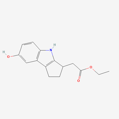 ethyl 2-{7-hydroxy-1H,2H,3H,4H-cyclopenta[b]indol-3-yl}acetate