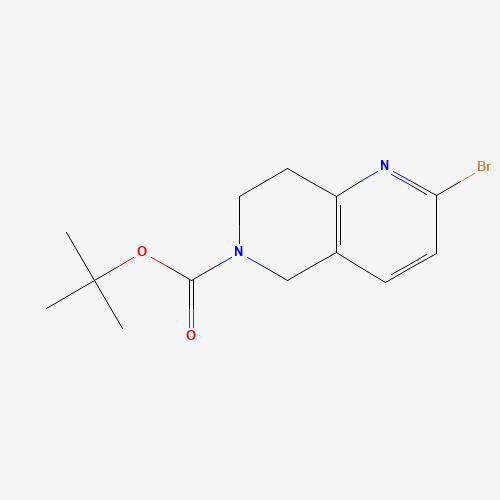 tert-Butyl 2-bromo-7,8-dihydro-1,6-naphthyridine-6(5H)-carboxylate