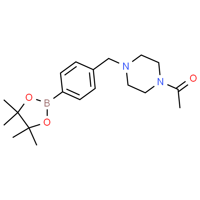 1-(4-(4-(4,4,5,5-Tetramethyl-1,3,2-dioxaborolan-2-yl)benzyl)piperazin-1-yl)ethanone