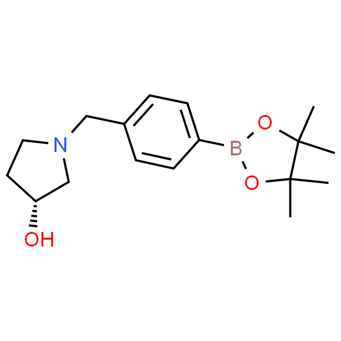 (R)-1-(4-(4,4,5,5-Tetramethyl-1,3,2-dioxaborolan-2-yl)benzyl)pyrrolidin-3-ol