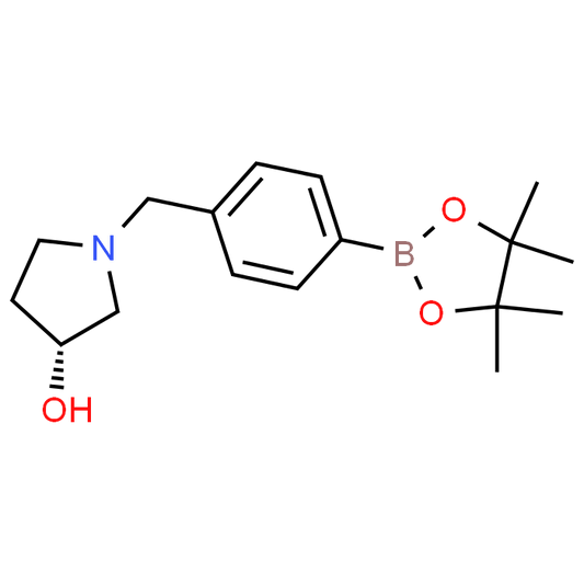 (R)-1-(4-(4,4,5,5-Tetramethyl-1,3,2-dioxaborolan-2-yl)benzyl)pyrrolidin-3-ol