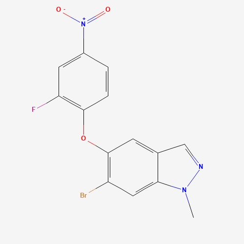 6-Bromo-5-(2-fluoro-4-nitrophenoxy)-1-methyl-1H-indazole