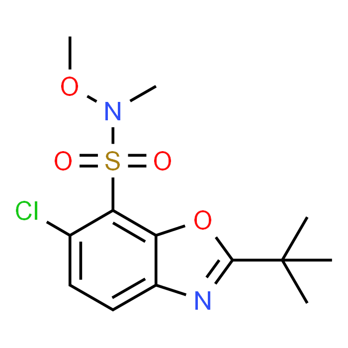 2-(tert-Butyl)-6-chloro-N-methoxy-N-methylbenzo[d]oxazole-7-sulfonamide