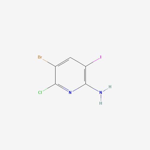 5-Bromo-6-chloro-3-iodopyridin-2-amine