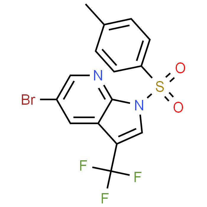 5-Bromo-1-tosyl-3-(trifluoromethyl)-1H-pyrrolo[2,3-b]pyridine