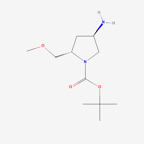 (2S,4R)-tert-Butyl 4-amino-2-(methoxymethyl)pyrrolidine-1-carboxylate