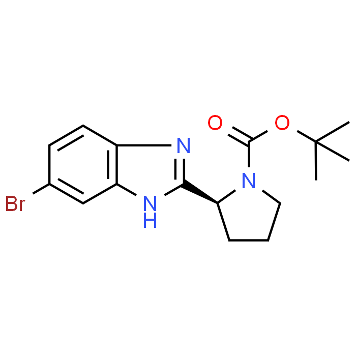 (S)-tert-Butyl 2-(6-bromo-1H-benzo[d]imidazol-2-yl)pyrrolidine-1-carboxylate