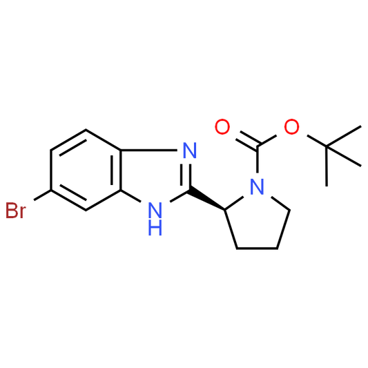 (S)-tert-Butyl 2-(6-bromo-1H-benzo[d]imidazol-2-yl)pyrrolidine-1-carboxylate