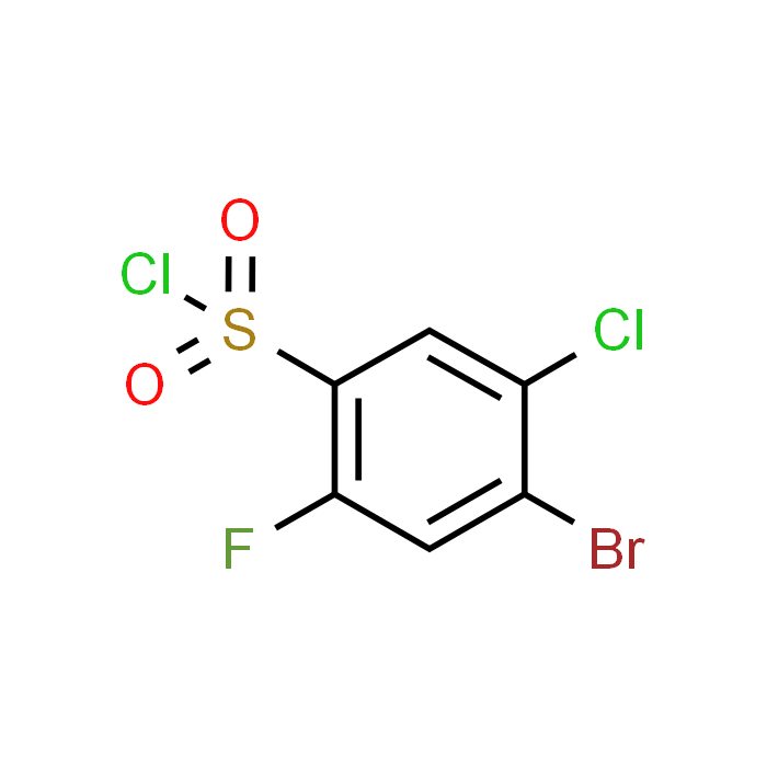 4-Bromo-5-chloro-2-fluorobenzene-1-sulfonyl chloride