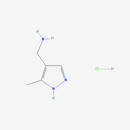 (3-Methyl-1H-pyrazol-4-yl)methanamine hydrochloride