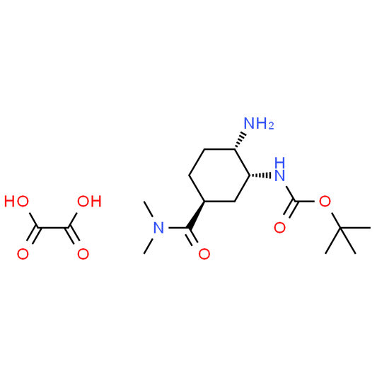 tert-Butyl ((1R,2S,5S)-2-amino-5-(dimethylcarbamoyl)cyclohexyl)carbamate oxalate