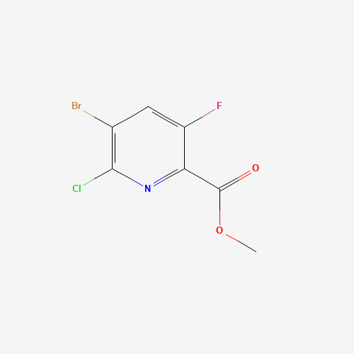 Methyl 5-bromo-6-chloro-3-fluoropyridine-2-carboxylate