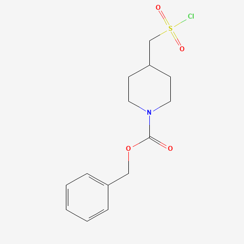 Benzyl 4-((chlorosulfonyl)methyl)piperidine-1-carboxylate