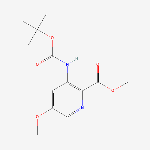 Methyl 3-((tert-butoxycarbonyl)amino)-5-methoxypicolinate